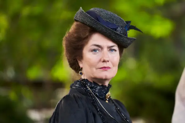 Anna Chancellor as Lady Latchmere in Hotel Portofino.