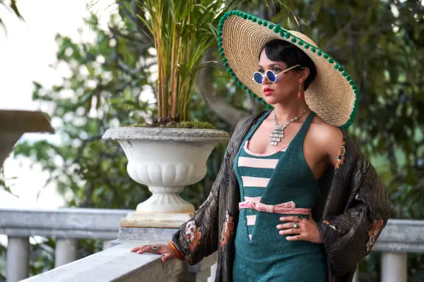 Lily Frazer as Claudine in Hotel Portofino.