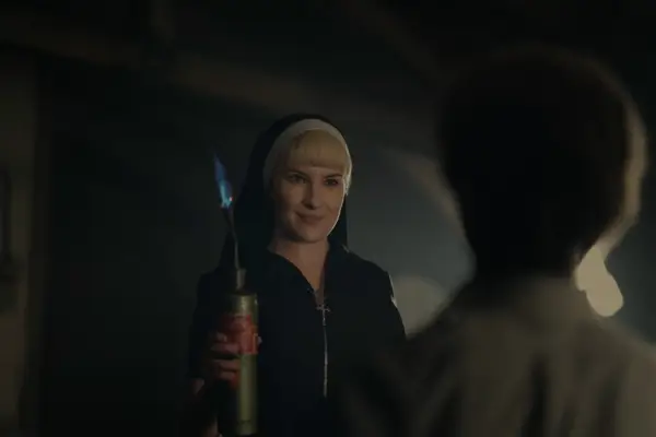 Kate Mulvany plays Sister Harriet in Hunters