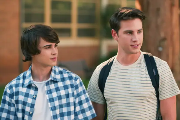 Kyle and Tyler stood next to each other at school