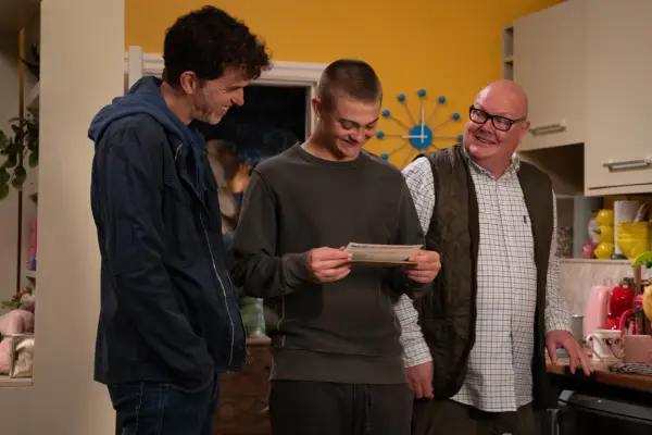 Dylan is chuffed with Paddy