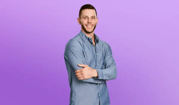 Josh pictured for Love Is Blind season 5