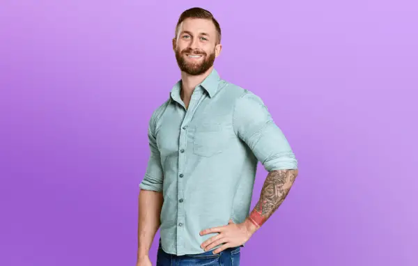 Justice pictured for Love Is Blind season 5