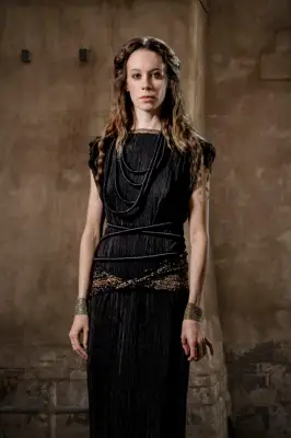 WARNING: Embargoed for publication until 00:00:01 on 13/02/2018 - Programme Name: Troy - Fall of a City - TX: n/a - Episode: Troy - Fall of a City generics (No. n/a) - Picture Shows: Andromache (CHLOE PIRRIE) - (C) Wild Mercury Productions - Photographer: Graham Bartholomew BBC, TL