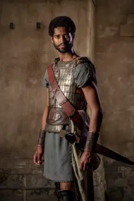 WARNING: Embargoed for publication until 00:00:01 on 13/02/2018 - Programme Name: Troy - Fall of a City - TX: n/a - Episode: Troy - Fall of a City generics (No. n/a) - Picture Shows: Aeneas (ALFRED ENOCH) - (C) Wild Mercury Productions - Photographer: Graham Bartholomew BBC, TL