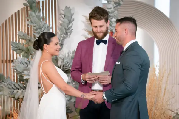 Bronte and Harrison on Married at First Sight Australia