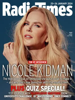 Nicole Kidman on the cover of magazine