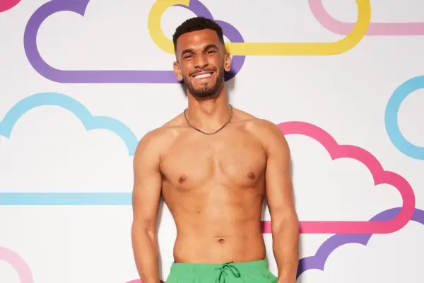 Kai Fagan on Winter Love Island 2023.