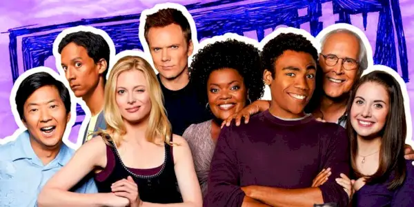 The cast of Community Season 1
