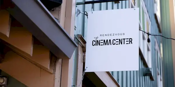 Sign for Rendezvous at Cinema Center at Sundance 2025