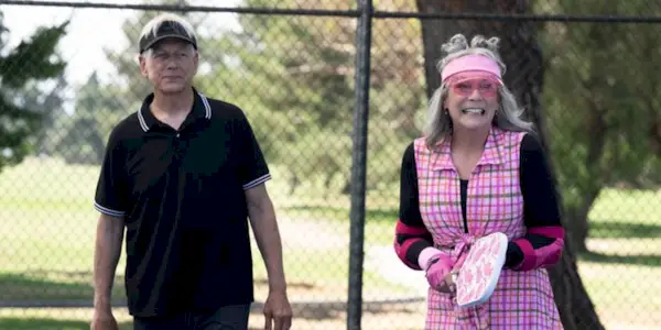 Mark Harmon and Jamie Lee Curtis in Freakier Friday