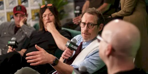 Scott M. Gimple at SDCC 2025 for The Walking Dead: Daryl Dixon Season 3
