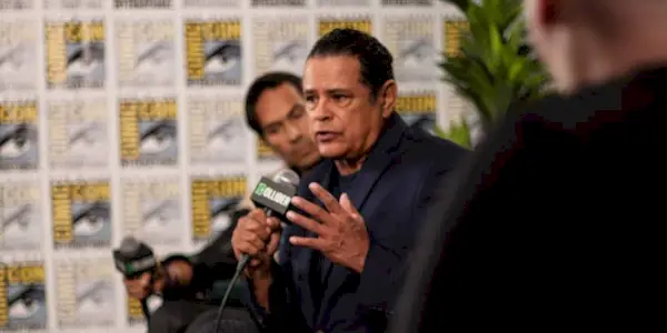 Raymond Cruz at SDCC 2025 for Aztec Batman