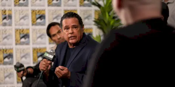 Raymond Cruz at SDCC 2025 for Aztec Batman
