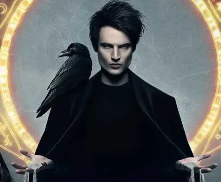 Tom Sturridge as Dream surrounded by characters in a promo poster