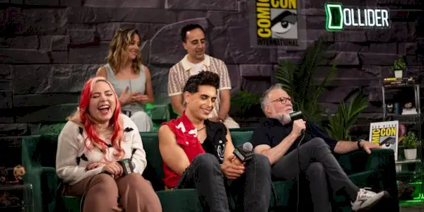 The cast and creator of Hazbin Hotel and Helluva Boss at SDCC 2025