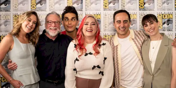 The cast and creator for Hazbin Hotel and Helluva Boss at SDCC 2025