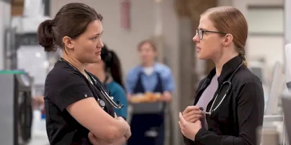 „Es fühlte sich damals lächerlich an“: „Taylor Dearden von The Pitt überdenkt ihre ersten Gedanken zur mittlerweile ikonischen Megan-Thee-Hengst-Szene.“