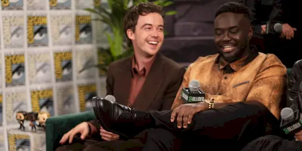 Alex Lawther and Babou Ceesay at SDCC 2025 for Alien: Earth