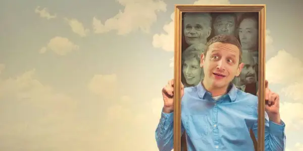Tim Robinson on a promo poster for Netflix