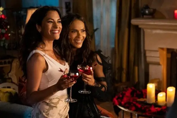 Inbar Lavi and Lesley-Ann Brandt in Lucifer season 6