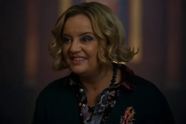 Lucy Davis plays Hilda Spellman in Chilling Adventures of Sabrina