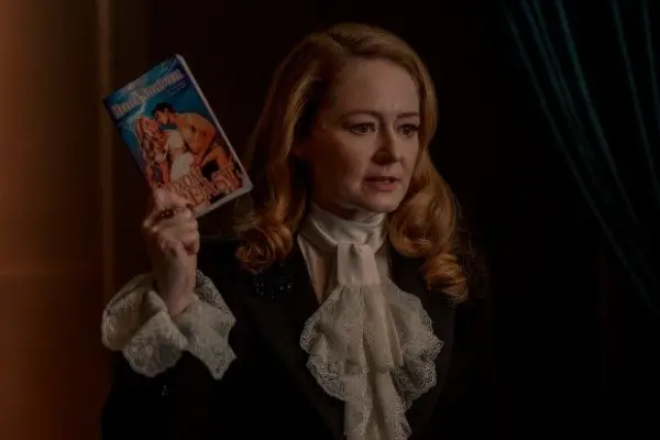 Miranda Otto plays Zelda Spellman in Chilling Adventures of Sabrina