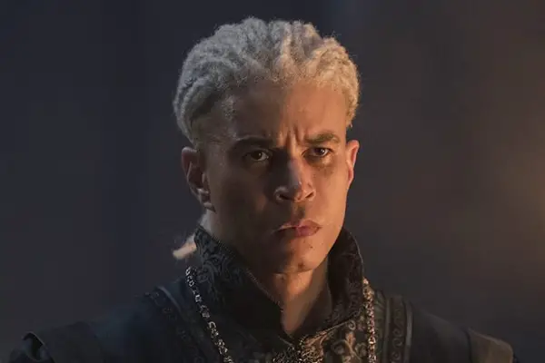 John Macmillam as Ser Laenor Velaryon in House of the Dragon.