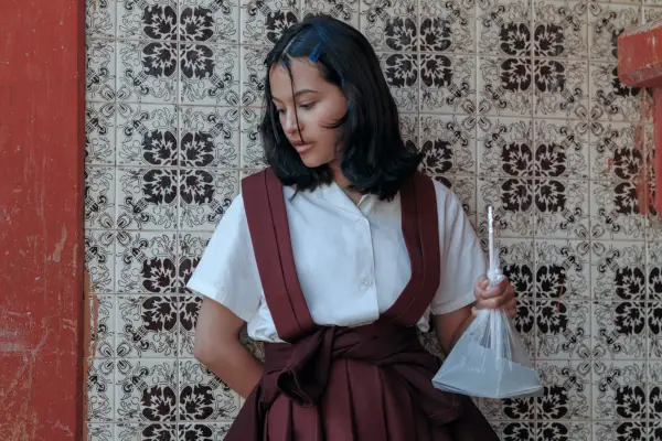 Dianna Agron as Sarah in The Chosen One