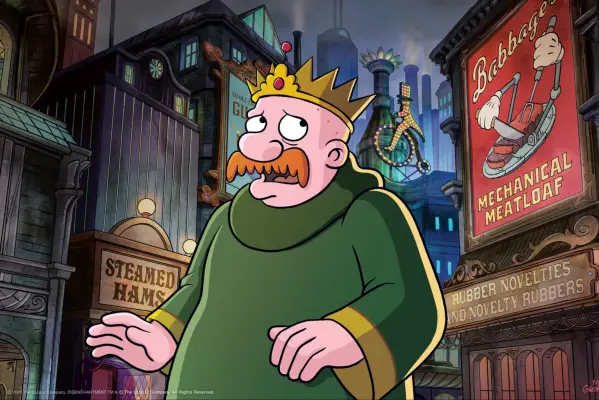 King Zog in Disenchantment looking scared