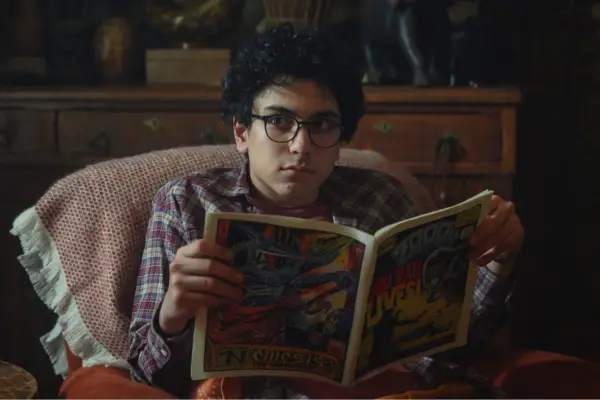 Ali Hadji-Heshmati as George Karim in Lockwood & Co.