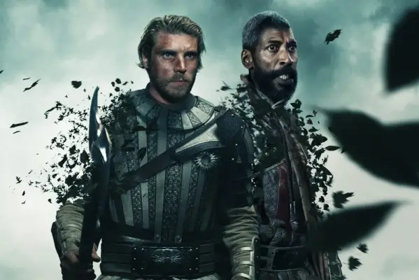 (L-R) Jay Duffy and Johann Myers star in The Wheel of Time