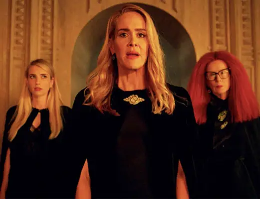 Emma Roberts, Sarah Paulson and Frances Conroy in AHS: Apocalypse