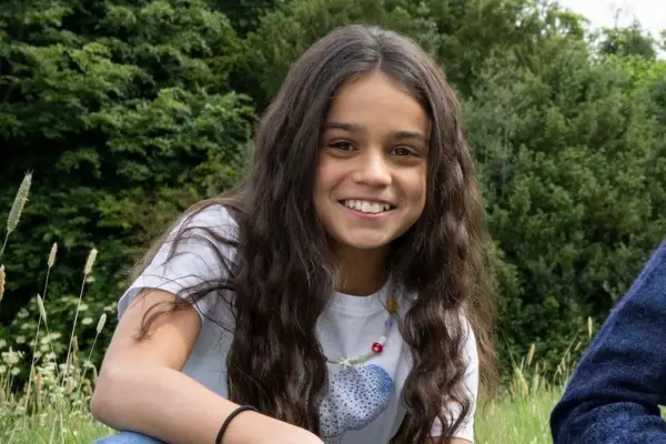 Arabella Stanton smiling into camera