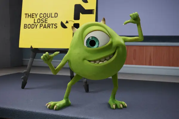 Billy Crystal plays Mike Wazowski