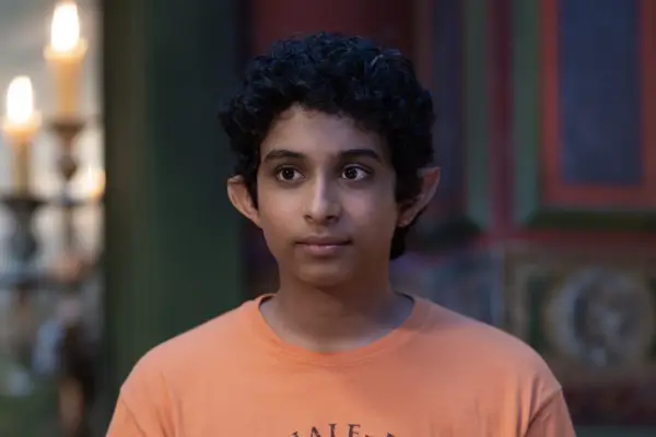 Aryan Simhadri as Grover Underwood in Percy Jackson and the Olympians
