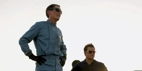 Christian Bale and Matt Damon in Ford v Ferrari