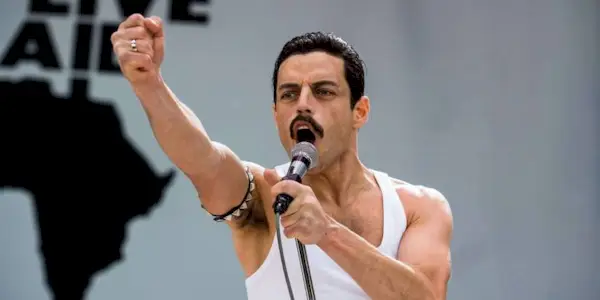Rami Malek as Freddie Mercury in 2018