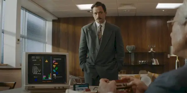 Taron Egerton as Henk Rogers in Tetris