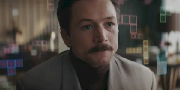 Taron Egerton as Henk Rogers in Tetris