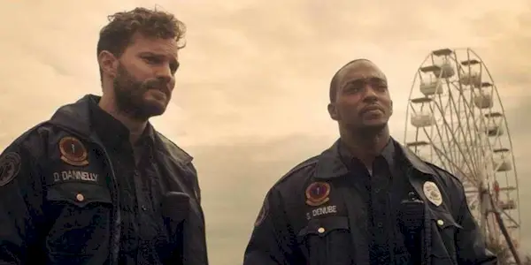 Jamie Dornan and Anthony Mackie in Synchronic