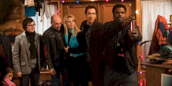 John Cusack, Clark Duke, Craig Robinson, Rob Corddry, and Collette Wolfe in Hot Tub Time Machine