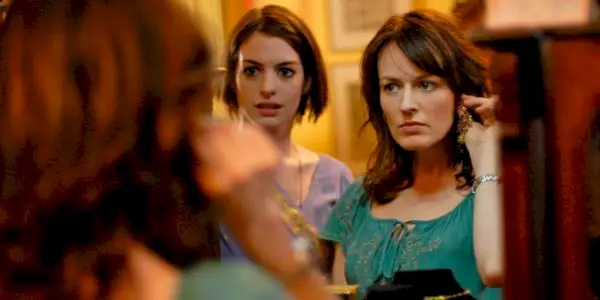 Anne Hathaway and Rosemarie DeWitt in Rachel Getting Married