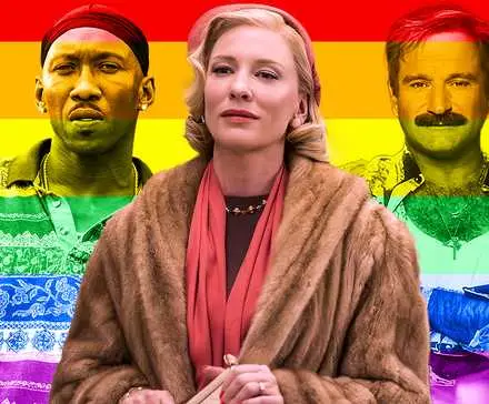 Mahershala Ali in Moonlight, Cate Blanchett in Carol, Robin Williams in The Birdcage 