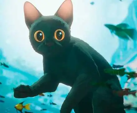 Cat swimming in the poster of ‘Flow’