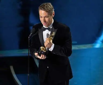 Sean Baker at the 2025 Oscars 