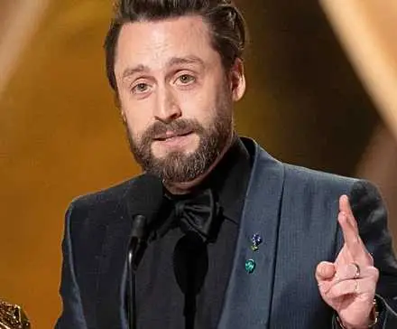 Kieran Culkin giving his thank you speech at the 2025 Oscars after winning Best Supporting Actor