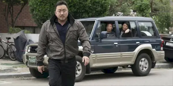A scene from Unstoppable starring Don Lee/Ma Dong-seok 