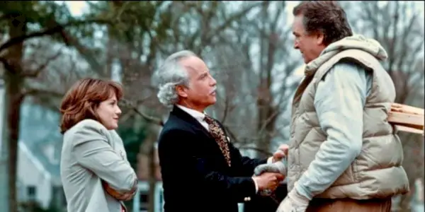 Holly Hunter introduces Richard Dreyfuss to her father, played by Danny Aiello in Once Around.