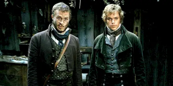 Heath Ledger and Matt Damon in The Brothers Grimm